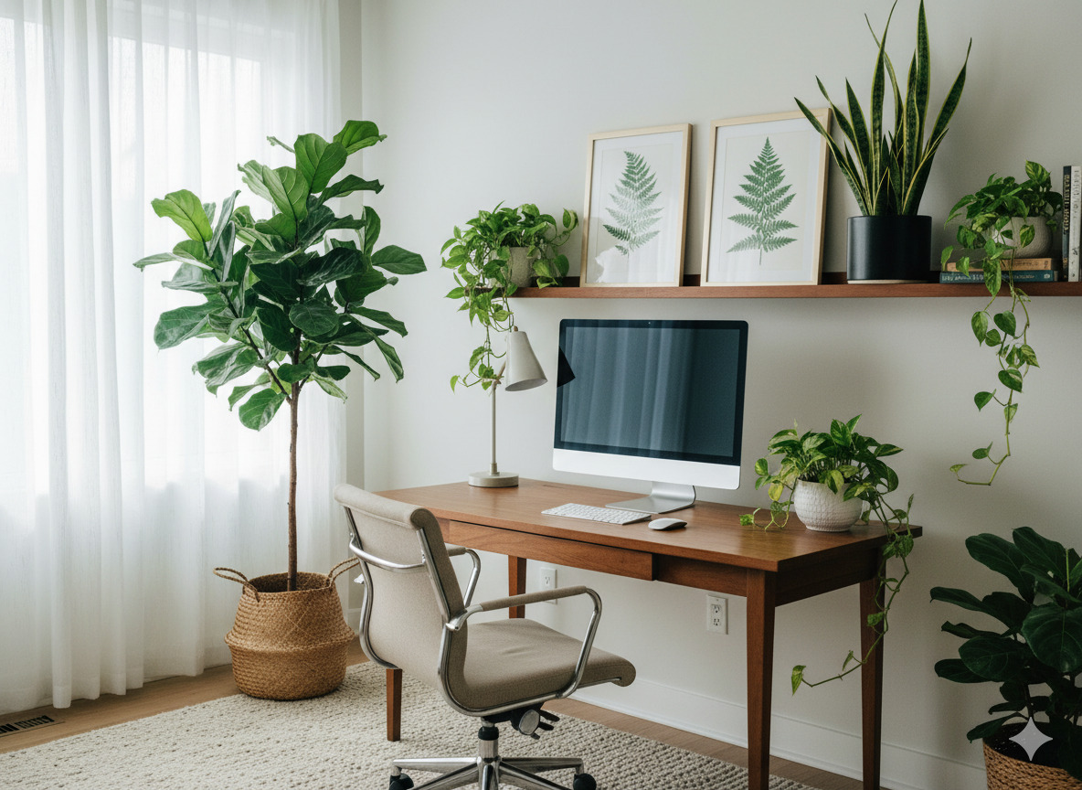 Office with Plants